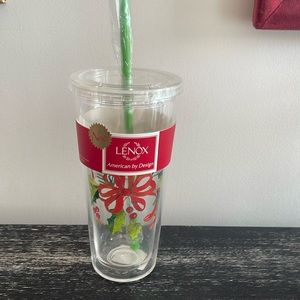 Lenox Holly Ribbon 21.5 oz tumbler